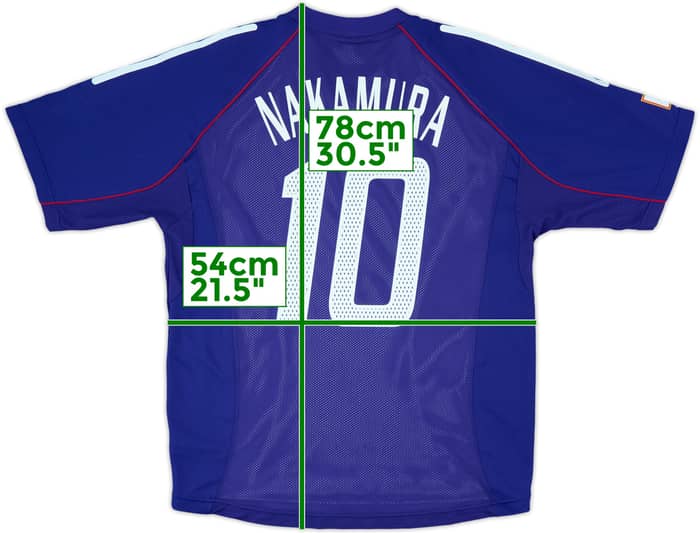 2002-04 Japan Player Issue Home Shirt Nakamura #10 - 6/10 - (L)