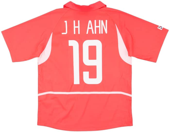 2002-03 South Korea Home Shirt J.H.Ahn #19 - 10/10 - (M)