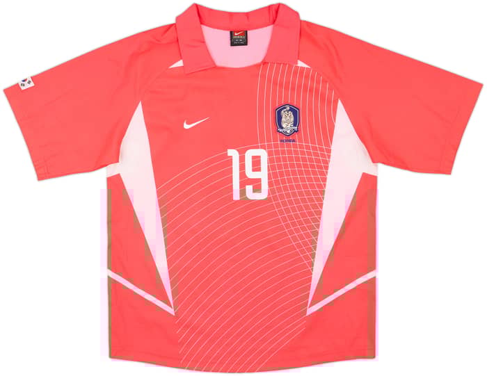 2002-03 South Korea Home Shirt J.H.Ahn #19 - 10/10 - (M)