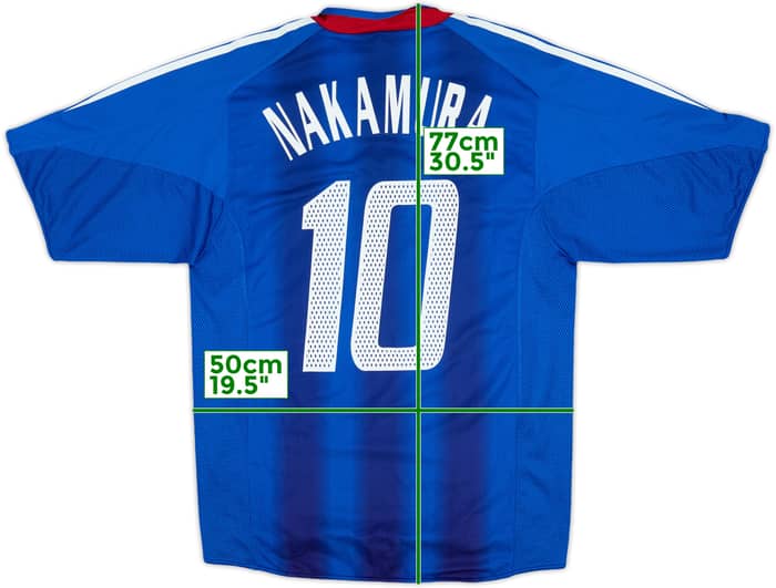 2004-06 Japan Player Issue Home Shirt Nakamura #10 - 6/10 - (M)
