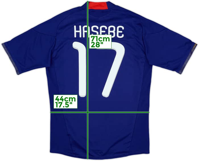 2010-12 Japan Home Shirt Hasebe #17 - 8/10 - (XS)