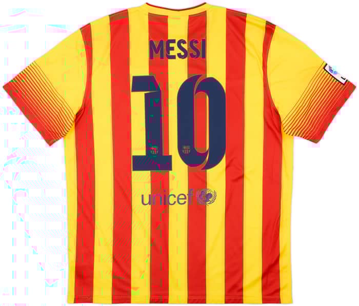 2013-15 Barcelona Away Shirt Messi #10 - 7/10 - (XL)