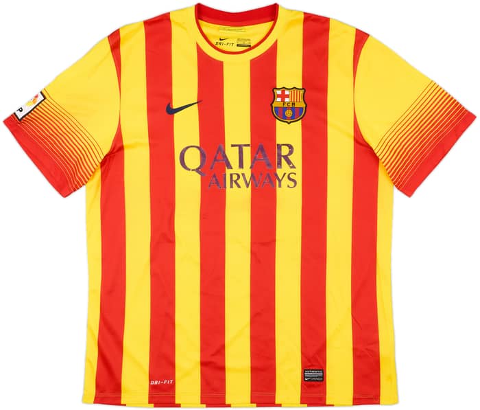 2013-15 Barcelona Away Shirt Messi #10 - 7/10 - (XL)