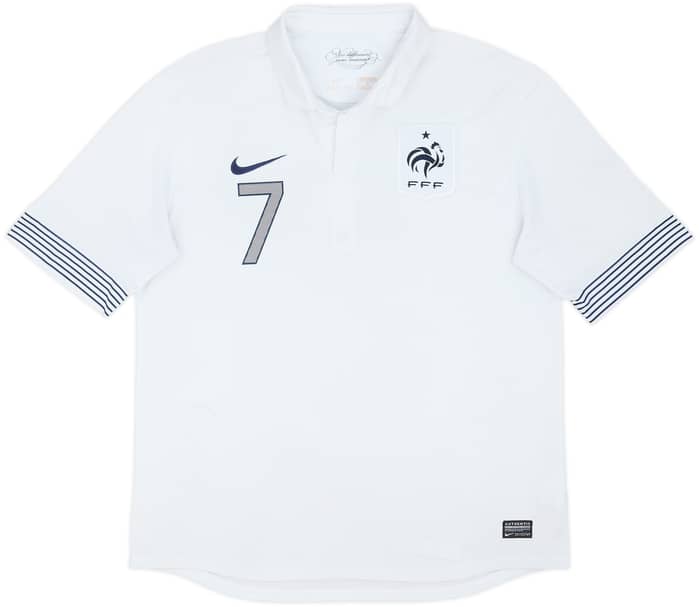 2012-13 France Away Shirt Ribery #7 - 6/10 - (L)