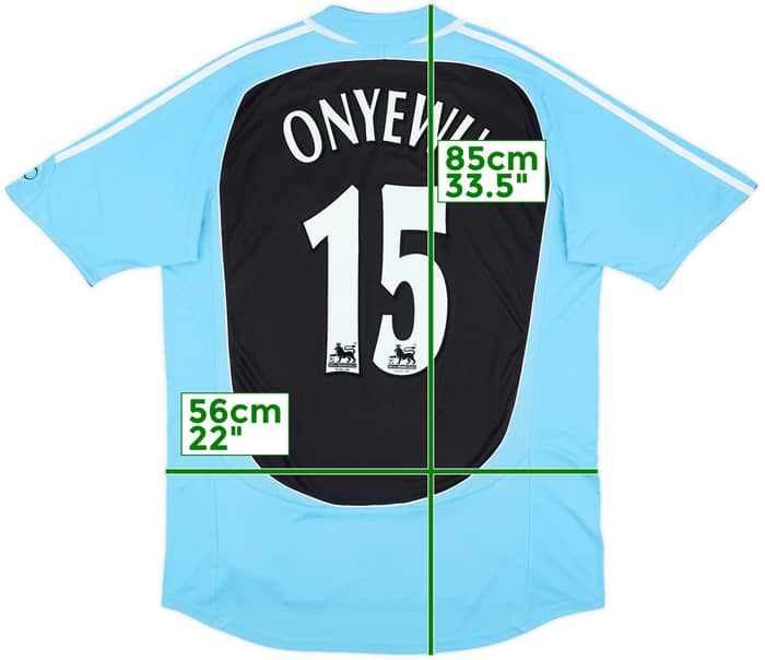 2006-07 Newcastle Third Shirt Onyewu #15 - 9/10 - (XL)