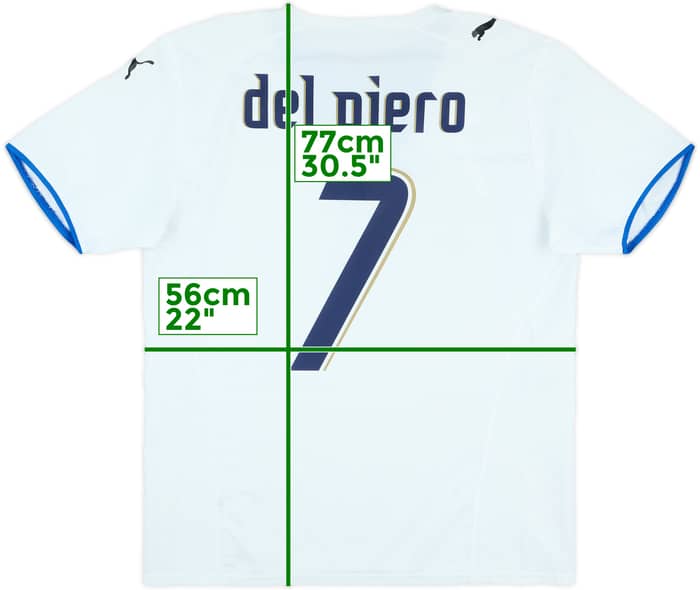 2006 Italy Away Shirt Del Piero #7 - 8/10 - (L)