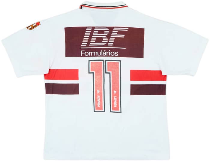 1992 Sao Paulo Signed Home Shirt #11 - 7/10 - (L)