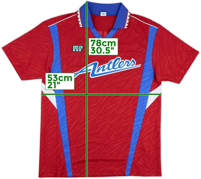 1992 Kashima Antlers Home Shirt - 10/10 - (L)