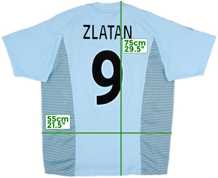 2002-03 Ajax Away Shirt Zlatan #9 - 8/10 - (L)