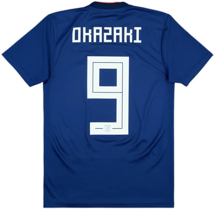 2018-19 Japan Home Shirt Okazaki #9 - 8/10 - (XS)