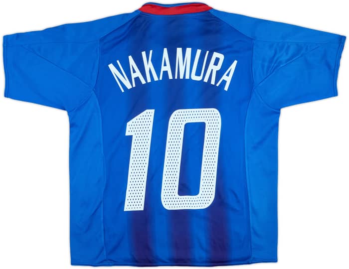 2004-06 Japan Home Shirt Nakamura #10 - 5/10 - (XL.Boys)
