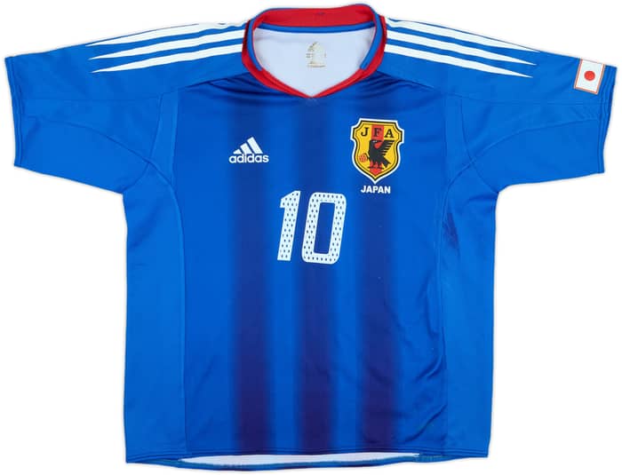 2004-06 Japan Home Shirt Nakamura #10 - 5/10 - (XL.Boys)