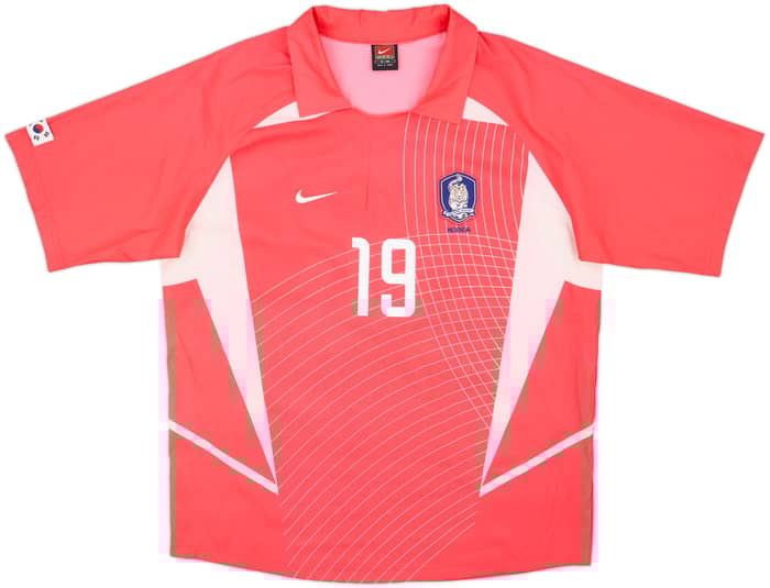 2002-03 South Korea Home Shirt J.H.Ahn #19 - 4/10 - (M)