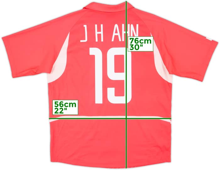 2002-03 South Korea Home Shirt J.H.Ahn #19 - 4/10 - (M)