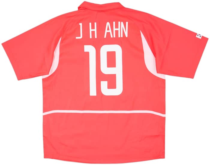 2002-03 South Korea Home Shirt J.H.Ahn #19 - 9/10 - (XXL)