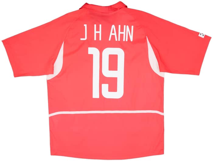 2002-03 South Korea Home Shirt J.H.Ahn #19 - 8/10 - (XL)