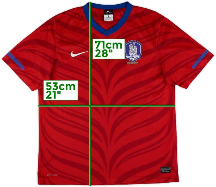 2010-12 South Korea Home Shirt - 6/10 - (L)