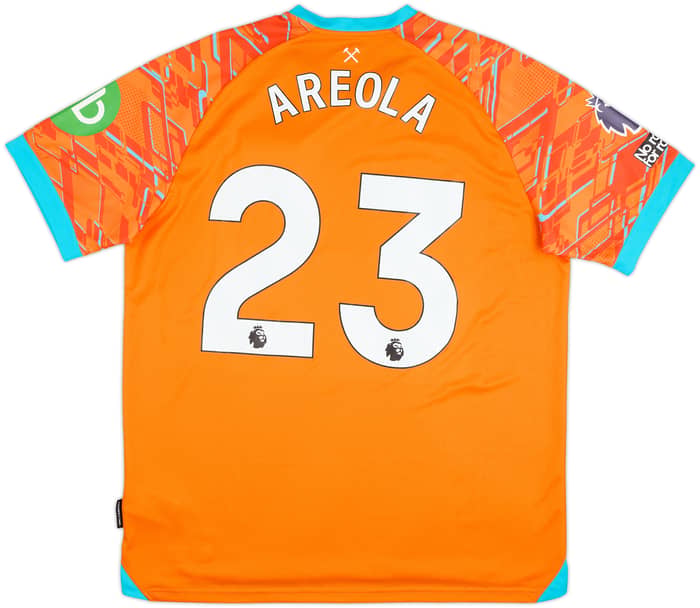 2025-26 West Ham Match Issue GK Shirt Areola #23