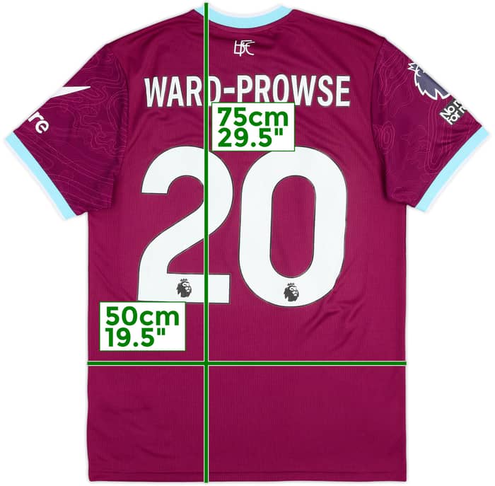 2025-26 Burnley Match Issue Home Shirt Ward-Prowse #20