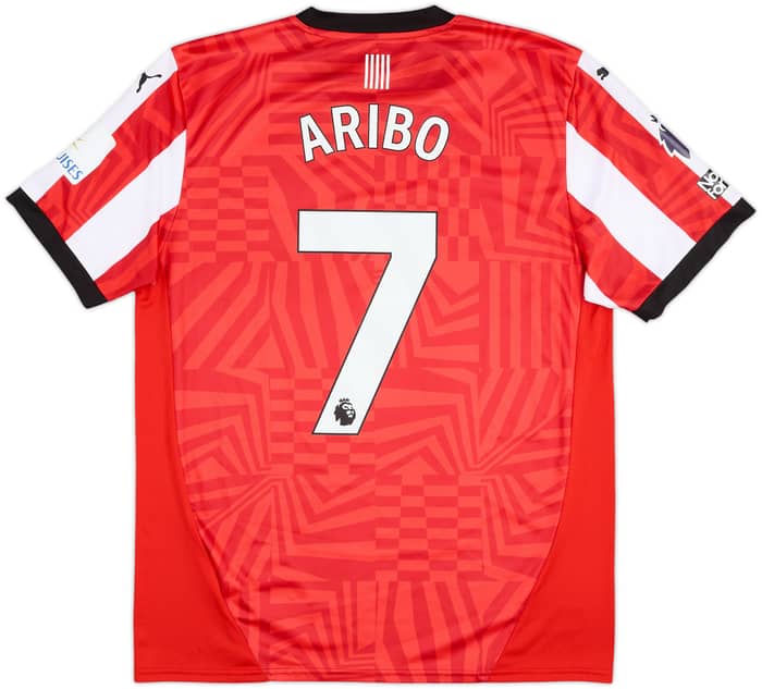 2024-25 Southampton Match Issue Home Shirt Aribo #7