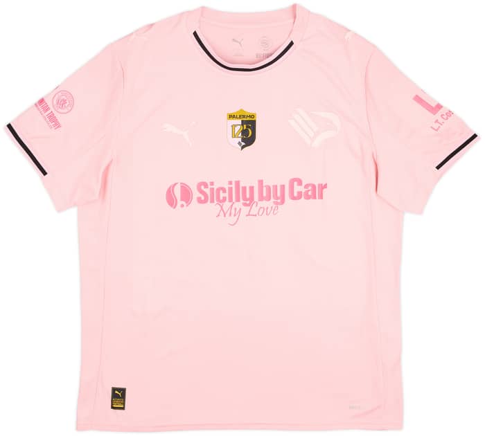 2025-26 Palermo Match Issue Home Shirt Ceccaroni #32