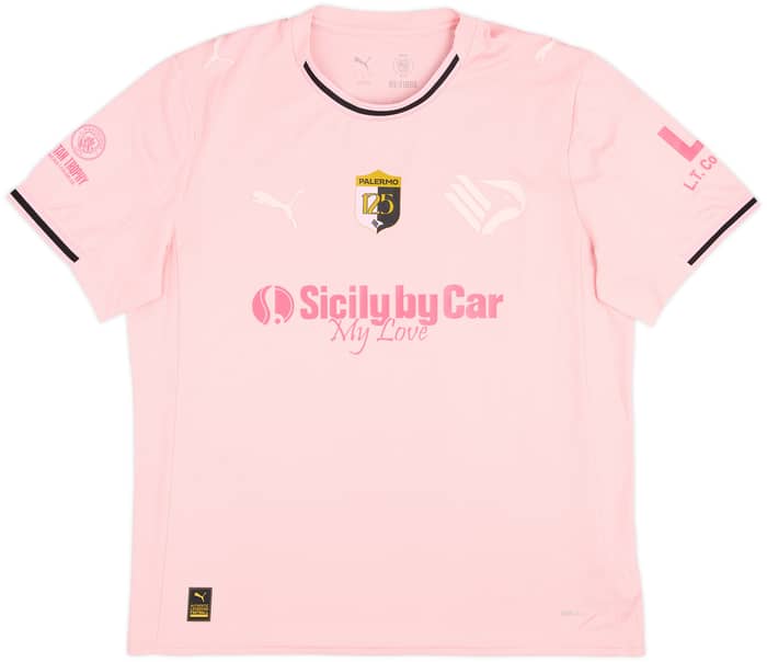 2025-26 Palermo Match Issue Home Shirt Palumbo #5