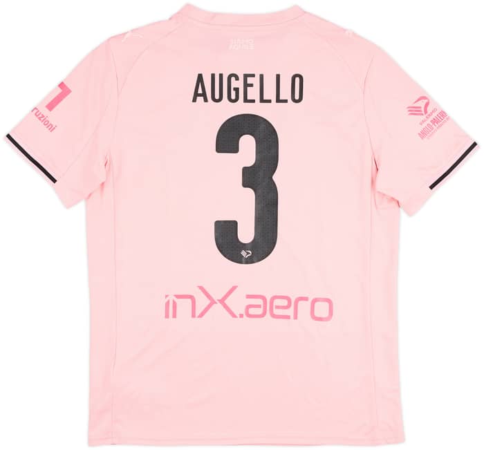2025-26 Palermo Match Issue Home Shirt Augello #3