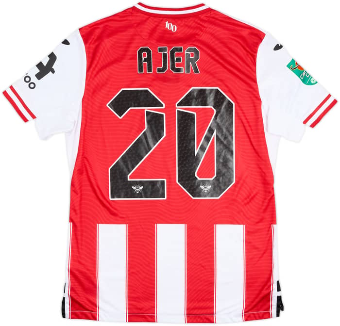 2025-26 Brentford Match Issue Carabao Cup Home Shirt Ajer #20