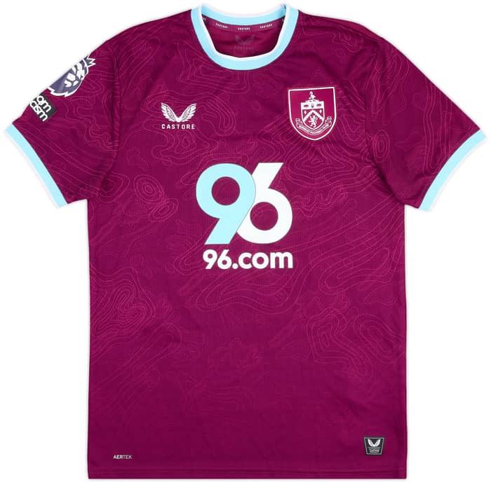 2025-26 Burnley Match Issue Home Shirt Hartman #3