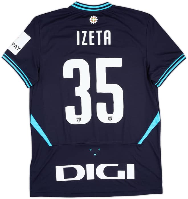 2025-26 Athletic Bilbao Match Issue Away Shirt Izeta #35