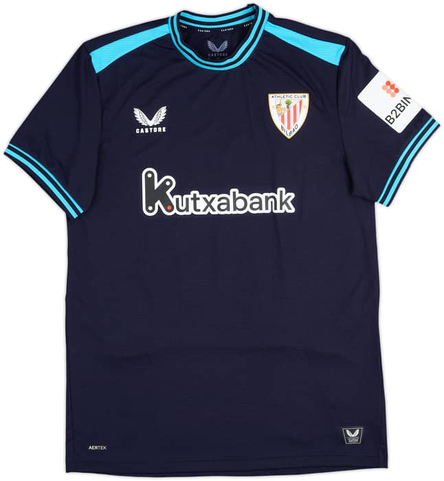 2025-26 Athletic Bilbao Match Issue Away Shirt Izeta #35