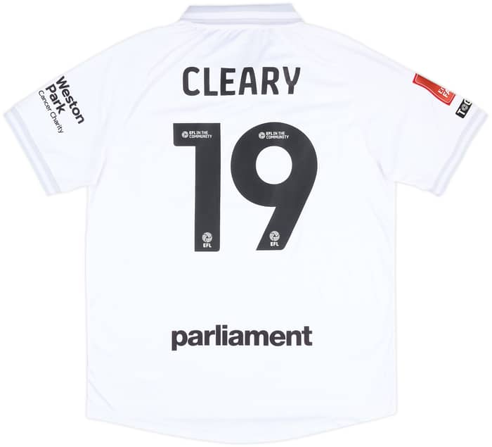 2025-26 Barnsley Match Issue FA Cup Away Shirt Cleary #19