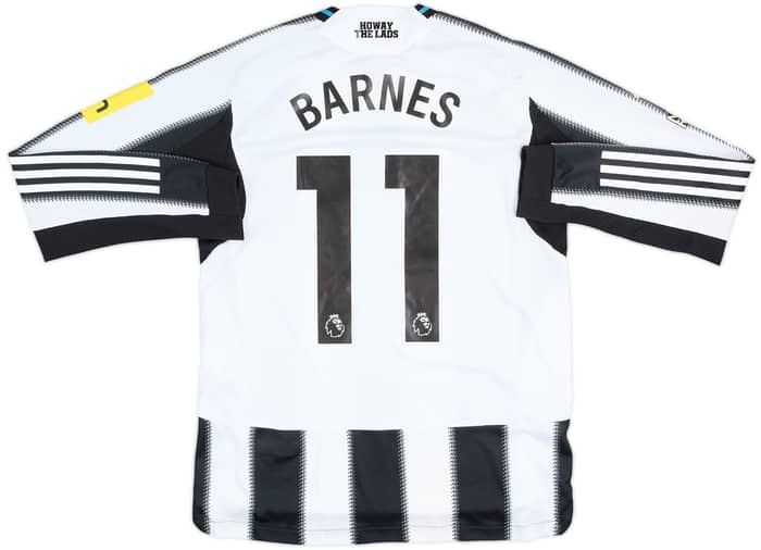2025-26 Newcastle Match Issue Home L/S Shirt Barnes #11