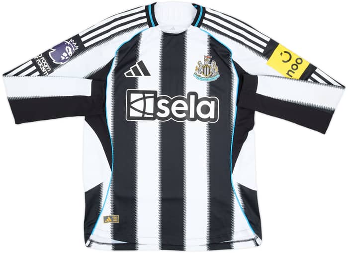 2025-26 Newcastle Match Issue Home L/S Shirt Barnes #11