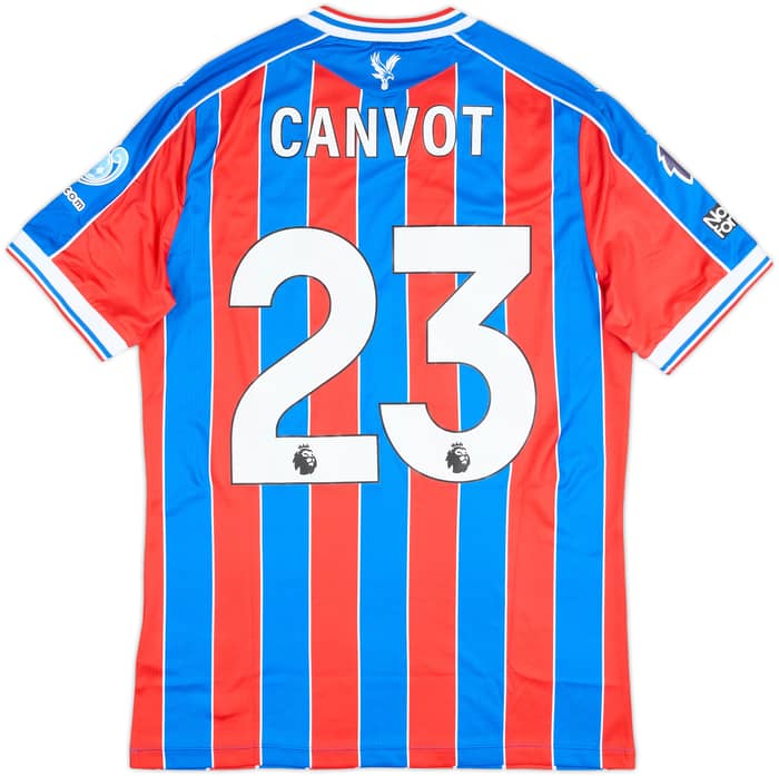 2025-26 Crystal Palace Match Issue Home Shirt Canvot #23