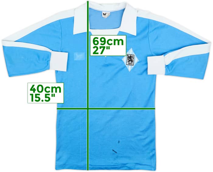 1972-73 1860 Munich Home L/S Shirt - 6/10 - (S)