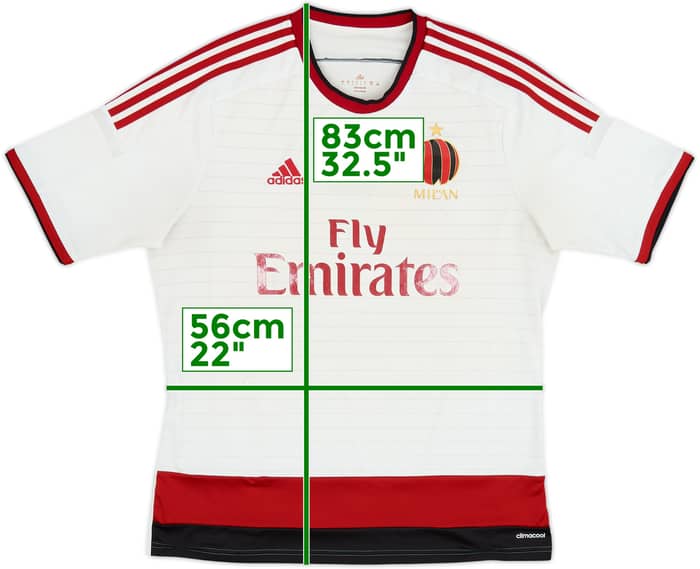 2014-15 AC Milan Away Shirt - 4/10 - (L)