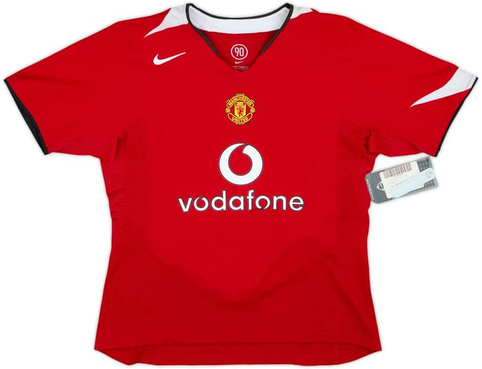 2004-06 Manchester United Home Shirt (Women's M)