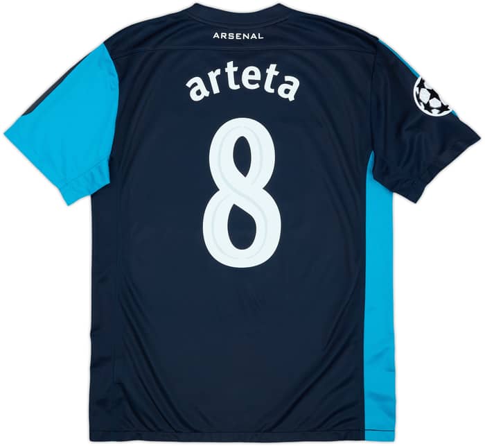 2011-12 Arsenal Away Shirt Arteta #8 - 9/10 - (M)