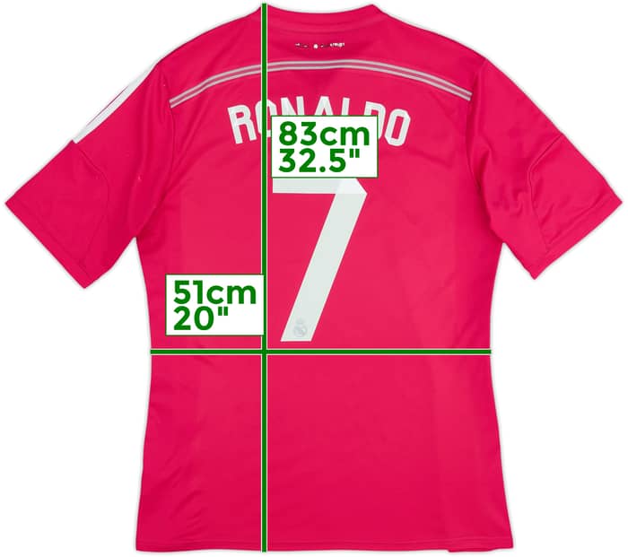 2014-15 Real Madrid Away Shirt Ronaldo #7 - 6/10 - (L)