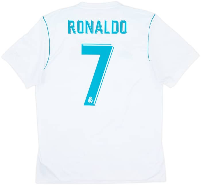 2017-18 Real Madrid Home Shirt Ronaldo #7 - 8/10 - (L)