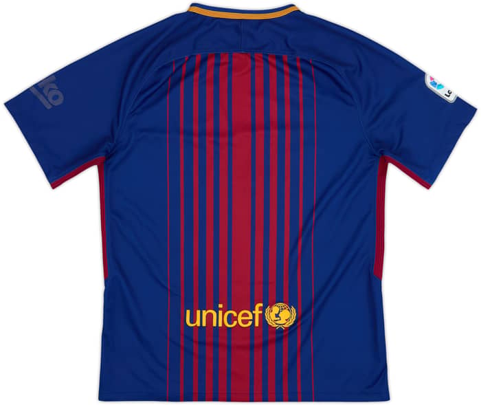 2017-18 Barcelona Home Shirt - 5/10 - (M)