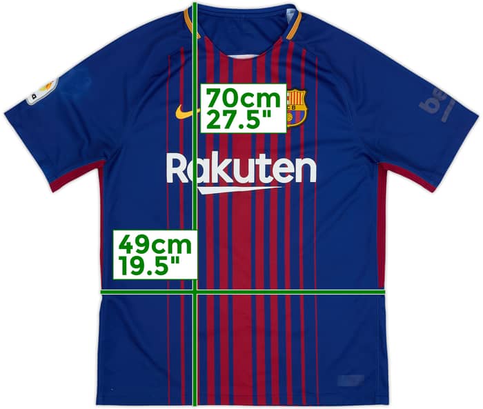 2017-18 Barcelona Home Shirt - 5/10 - (M)