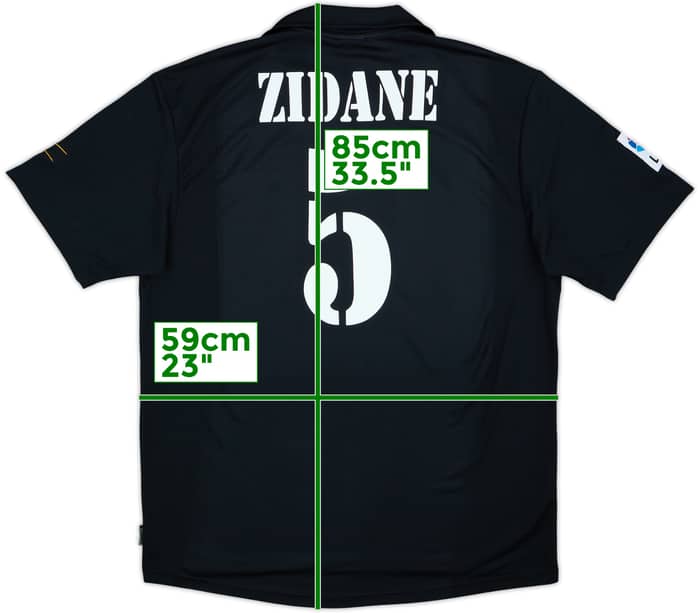 2001 Real Madrid Away Shirt Zidane #5 (XL)