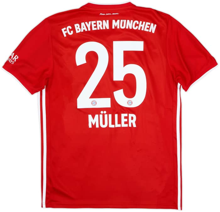 2020-21 Bayern Munich Home Shirt Muller #25 - 8/10 - (L)