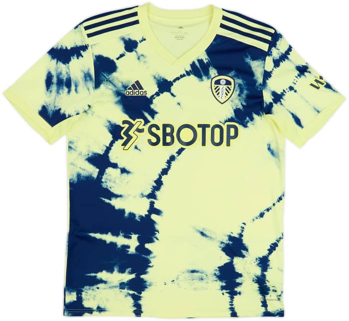 Camiseta de visitante del Leeds 2022-23 Aaronson #7 - 8/10 - (L)