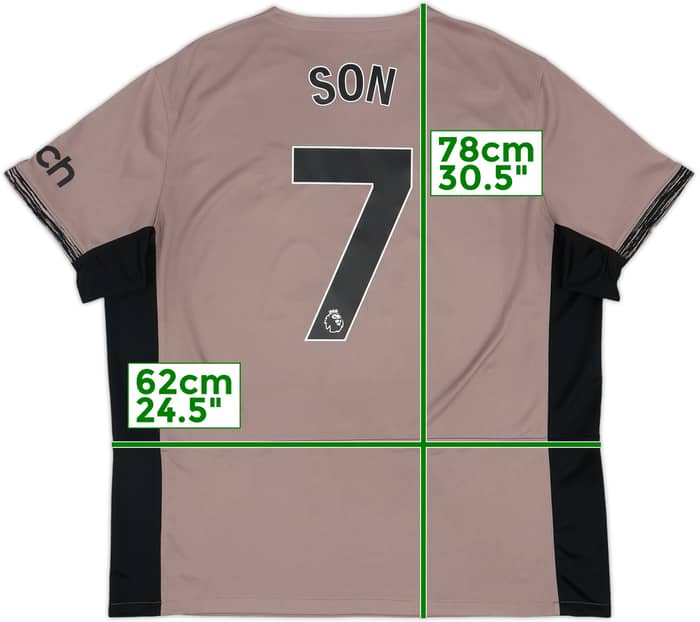 2023-24 Tottenham Third Shirt Son #7 - 8/10 - (XXL)