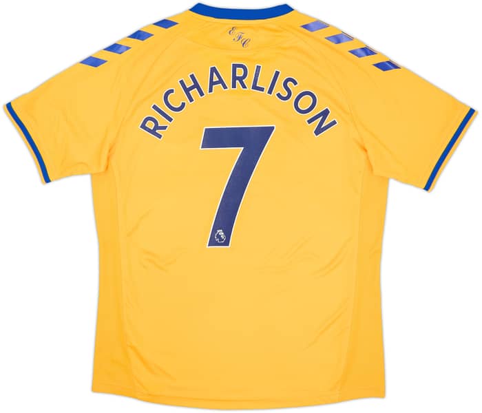 Camiseta de visitante del Everton 2020-21 Richarlison #7 - 6/10 - (XL)
