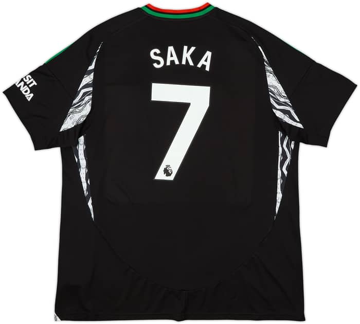 2024-25 Arsenal Away Shirt Saka #7 - 10/10 - (XXL)