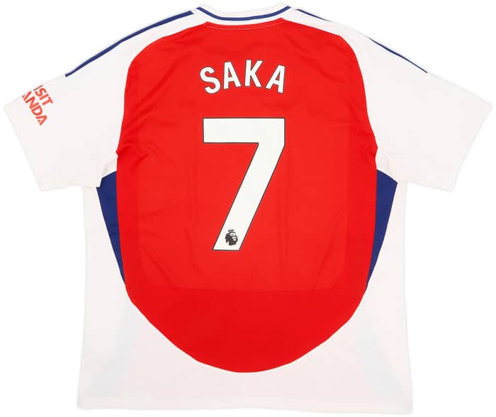 2024-25 Arsenal Home Shirt Saka #7 - 7/10 - (L)